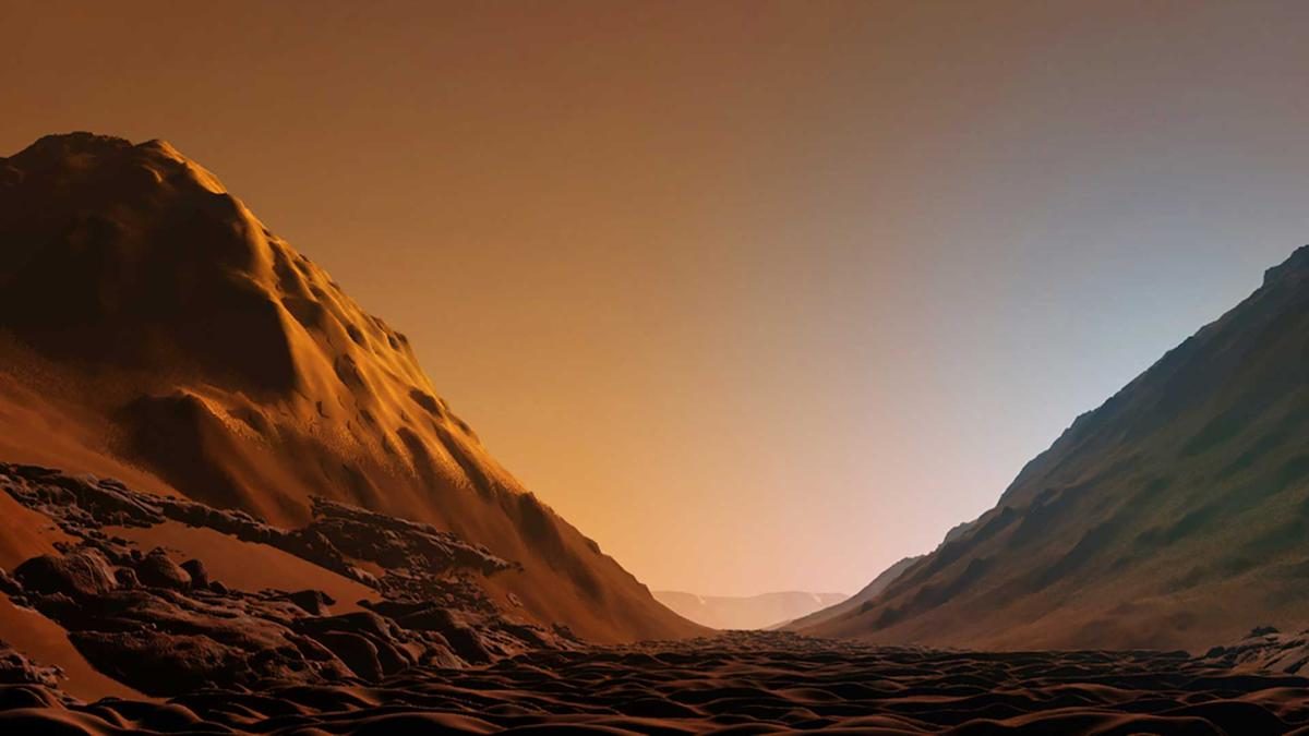 Promotional artwork for Destination Mars: The New Frontier