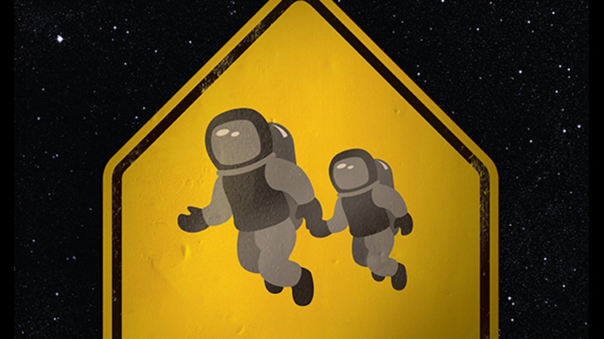 Promotional artwork for Destination Solar System